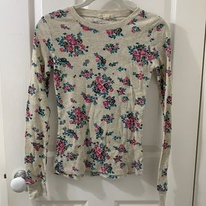 Forever 21 waffle knit long sleeve top